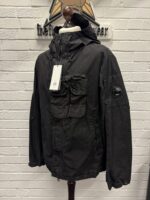 CP Company 150A Co-Ted Hooded Jacket in black - Image 10