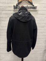 C.P. Company 274A Duffel Mixed Goggle hooded jacket in black - Image 4