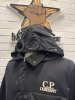 C.P. Company 274A Duffel Mixed Goggle hooded jacket in black - Image 5