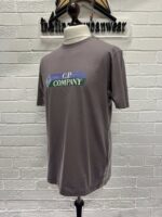 CP COMPANY 166A 30/1 Jersey T-shirt in Mauve - Image 3