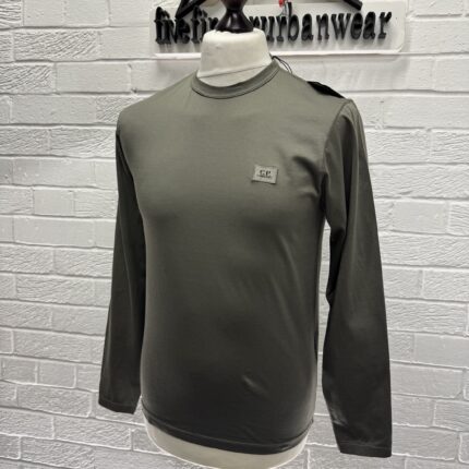 CP Company 055A Mercerized Light Jersey 70/2 T-Shirt in Grape Leaf  - 

XS / 19.5” P2P