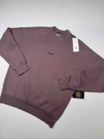 Cp Company 153A Brushed Emerized Diagonal Fleece Sweatshirt in Purple Dove Mauve.