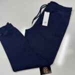 CP COMPANY 062B JOGGING PANT IN BRUSHED EMERIZED DIAGONAL FLEECE - ESTATE BLUE