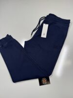 CP COMPANY 062B JOGGING PANT IN BRUSHED EMERIZED DIAGONAL FLEECE - ESTATE BLUE
