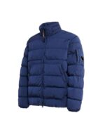 Brand New CP COMPANY 016A Chrome R Down Jacket in Estate Blue
