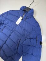 Brand New CP COMPANY 016A Chrome R Down Jacket in Estate Blue - Image 5