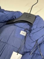 Brand New CP COMPANY 016A Chrome R Down Jacket in Estate Blue - Image 9