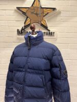 Brand New CP COMPANY 016A Chrome R Down Jacket in Estate Blue - Image 11