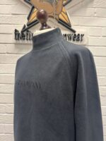 CP Company 273A Brushed & Emerized Diagonal Fleece Sweatshirt in blue - Image 2