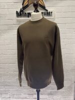 Cp Company 060B Brushed Emerized Diagonal Fleece Sweatshirt in Green - XL  / P2P 25.5” - Image 4