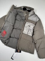 CP COMPANY 032A CHROME-R MIXED GOGGLE DOWN JACKET  -  GRAPE LEAF - Image 2