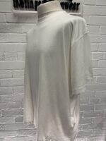 Stone Island 20957 ORGANIC COTTON JERSEY_'FISSATO' EFFECT T-SHIRT IN WHITE 

XL / p2p 25.5" - Image 6