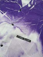 STONE ISLAND 12393 LIGHT REACTING ‘LUCE’ PRINT TECHNIQUE SHIRT - LAVENDERLarge /  P2P 23” - Image 2