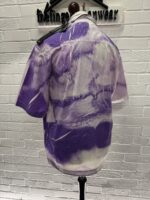 STONE ISLAND 12393 LIGHT REACTING ‘LUCE’ PRINT TECHNIQUE SHIRT - LAVENDERLarge /  P2P 23” - Image 9