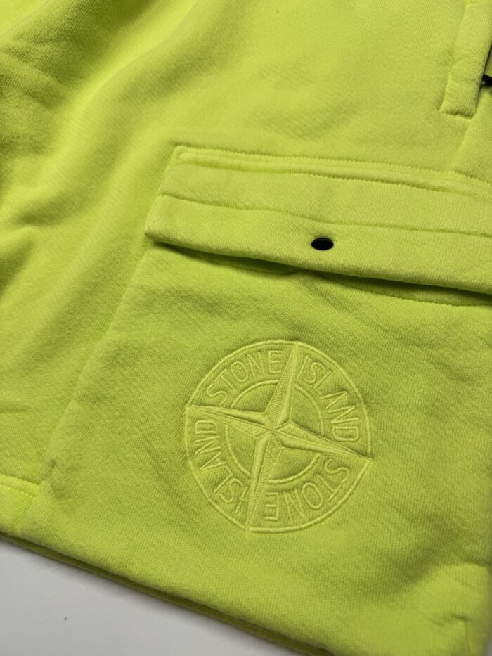 STONE ISLAND BERMUDA SHORTS 64453 DIAGONAL STRETCH FRENCH TERRY_GARMENT DYEDXXL / w38” - Image 2