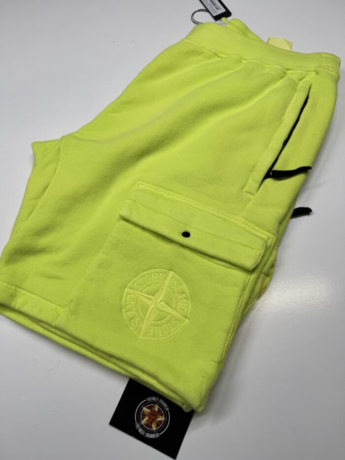 STONE ISLAND BERMUDA SHORTS 64453 DIAGONAL STRETCH FRENCH TERRY_GARMENT DYEDXXL / w38” - Image 4