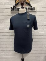 STONE ISLAND 21957 'FISSATO' TREATMENT Short-sleeve T-Shirt in cotton jersey   -  Small / p2p 19”