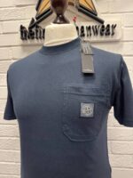 STONE ISLAND 21957 'FISSATO' TREATMENT Short-sleeve T-Shirt in cotton jersey   -  Small / p2p 19” - Image 4