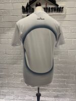 Stone Island 2NS96 30/1 Cotton Jersey Solar Eclipse Two Print Garment Dyed T-Shirt -White  - Medium / 20” - Image 3