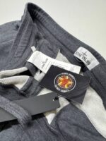 STONE ISLAND STELLINA 61451 COTTON FLEECE_GARMENT DYED BERMUDA SHORTS - GREY XXL / w38” - Image 4