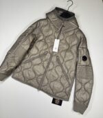 CP COMPANY 009A LINER hooded jacket with primaloft- Vintage Khaki /327    -      Medium / P2P 22”