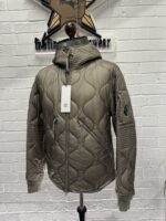 CP COMPANY 009A LINER hooded jacket with primaloft- Vintage Khaki /327    -      Medium / P2P 22” - Image 5