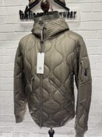 CP COMPANY 009A LINER hooded jacket with primaloft- Vintage Khaki /327    -      Medium / P2P 22” - Image 6