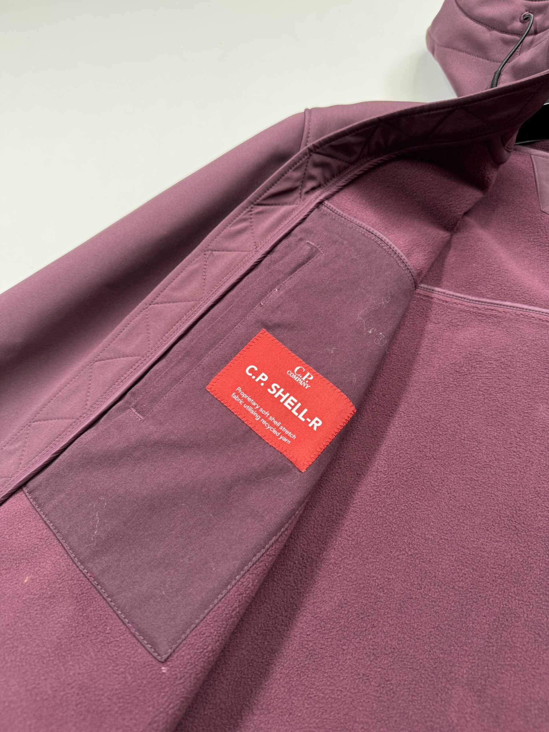 img_7653 CP Company 012A  C.P. Shell-R fleece lined Jacket in potent purple -  Large.  / P2P 22” - Image 3
