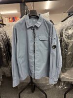 CP COMPANY 124A Gabardine overshirt In Blue - Image 4