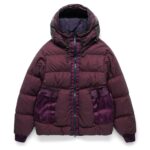 CP COMPANY 266A GOGGLE BI-TM DOWN JACKET IN POTENT PURPLE.