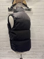 CP COMPANY ECO CHROME MIXED DOWN GILET VEST IN BLACK -   Medium / p2p 23” outer - Image 11