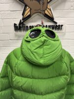 CP COMPANY 027A Chrome R Down Goggle Jacket in Classic Green - Image 9