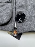 CP Company La Mille Shetland goggle jacket in grey  - Size Large / 24”p2p - Image 2