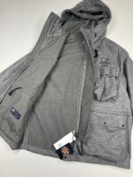 CP Company La Mille Shetland goggle jacket in grey  - Size Large / 24”p2p - Image 6