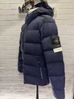 STONE ISLAND 43728 SEAMLESS TUNNEL NYLON DOWN-TC HOODED JACKET IN NAVY - XXL  / 27” P2P - Image 7