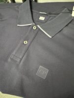 C.P Company STRETCH PIQUET POLO SHIRT IN NAVY  - Large. p2p 22” - Image 2