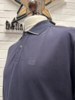 C.P Company STRETCH PIQUET POLO SHIRT IN NAVY  - Large. p2p 22” - Image 7