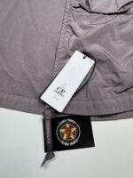 C.P. COMPANY 156A Chrome-R Zipped Hooded Overshirt in Purple Dove Mauve - Image 3