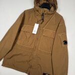 BraCP Company 150A Taylon P hooded zipped overshirt in toffee