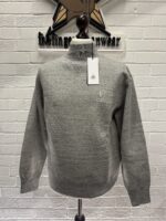 CP company Turtle Neck Swearshirt in melange Japanese fleece - Grey - Image 4