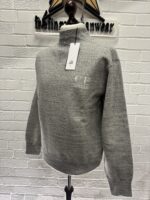 CP company Turtle Neck Swearshirt in melange Japanese fleece - Grey - Image 7