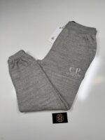 CP COMPANY 139A MELANGE JAPANESE  FLEECE JOGGING PANTS IN GREYSTONE - Image 3