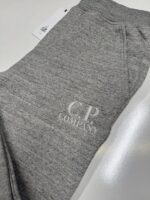 CP COMPANY 139A MELANGE JAPANESE  FLEECE JOGGING PANTS IN GREYSTONE - Image 2