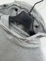 CP Company Diagonal Raised Fleece goggle Hood Sweatshirt- GREYSTONE - Image 5