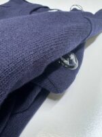 CP COMPANY 047A LAMBSWOOL LENS KNIT SWEATSHIRT IN NAVY - XXXL / P2P 27” - Image 2
