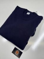 CP COMPANY 047A LAMBSWOOL LENS KNIT SWEATSHIRT IN NAVY - XXXL / P2P 27” - Image 3