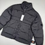 CP COMPANY NYCRA-R DOWN JACKET IN BLACK - XXL / 27” P2P