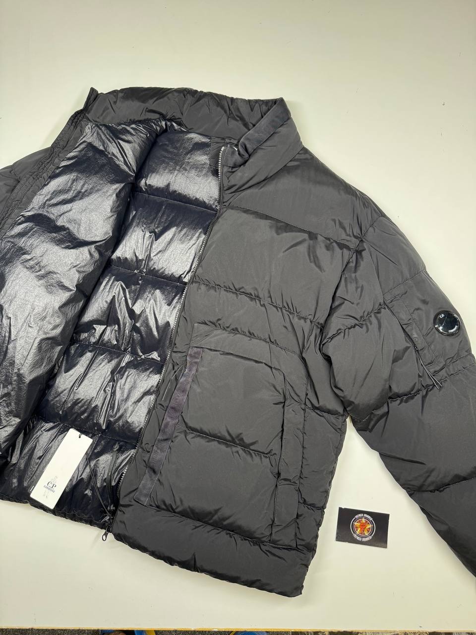 img_8526-3 CP COMPANY 032A CHROME-R MIXED GOGGLE DOWN JACKET - PURPLE - Large / 24” P2P - Image 23