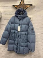 CP Company 203A Flatt Nylon Long down hooded jacket -     Large / p2p 24.5” - Image 4