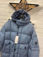 CP Company 203A Flatt Nylon Long down hooded jacket -     Large / p2p 24.5” - Image 13